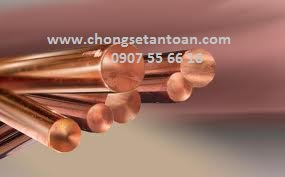 Cọc tiếp địa thép mạ đồng